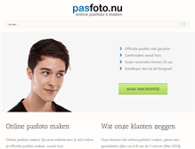 Tablet Screenshot of pasfoto.nu